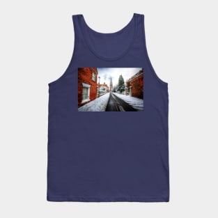 Westgate, Louth Winter Snow Scene Tank Top